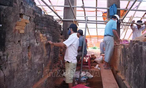 Quảng Nam: Nỗ lực hoàn thành các hạng mục chính tại di sản Mỹ Sơn trước mùa mưa