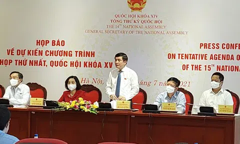 Kỳ họp thứ nhất, Quốc hội khóa XV chính thức khai mạc vào sáng 20/7