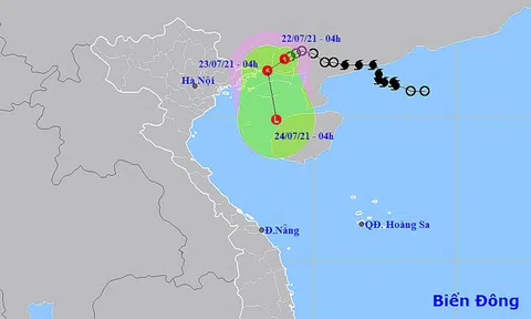 Bắc Bộ mưa lớn do áp thấp nhiệt đới, Trung Bộ - Tây Nguyên - Nam Bộ ngày nắng, chiều tối  mưa dông vài nơi