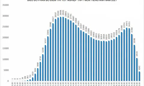 Bộ GD-ĐT nói gì về phổ điểm "lạ" ở môn tiếng Anh