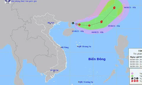 Bắc Bộ - Trung Bộ nắng nóng kéo dài, áp thấp nhiệt đới trên biển, Tây Nguyên - Nam Bộ mưa dông vài nơi