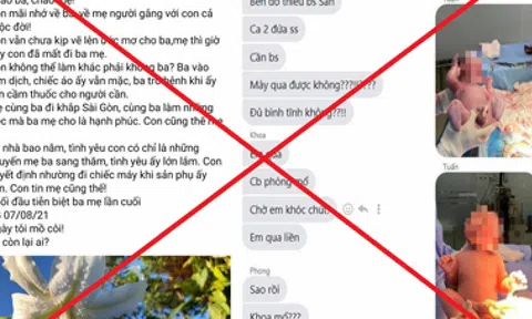 Thông tin bác sĩ “nhường máy thở của người thân cứu mẹ con sản phụ" là hư cấu