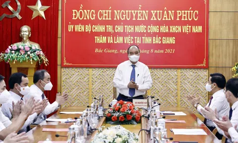 Tỉnh Bắc Giang được Chủ tịch nước tặng Huân chương vì thành tích chống dịch