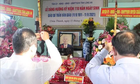 Long An kỷ niệm 110 năm ngày sinh ﻿Giáo sư Trần Văn Giàu