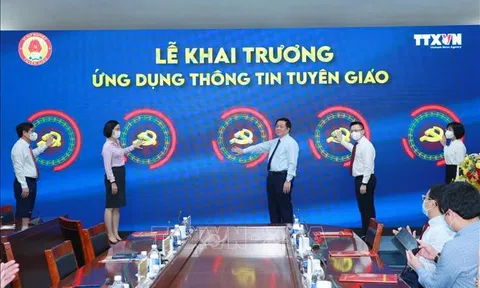 Ban Tuyên giáo Trung ương khai trương Ứng dụng Thông tin Tuyên giáo