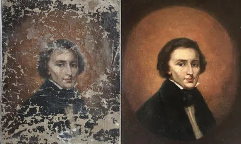 Bức chân dung hiếm có của Frederic Chopin được tìm thấy ở chợ trời