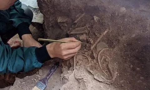 Lạng Sơn: Phát hiện mộ táng trẻ em niên đại 11.000 năm