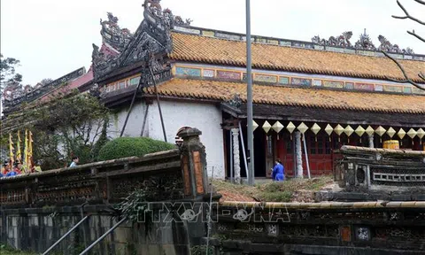 Thừa Thiên Huế: Khởi công tu bổ tổng thể di tích Điện Thái Hòa