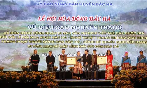 Lào Cai: 'Vũ điệu cao nguyên trắng'