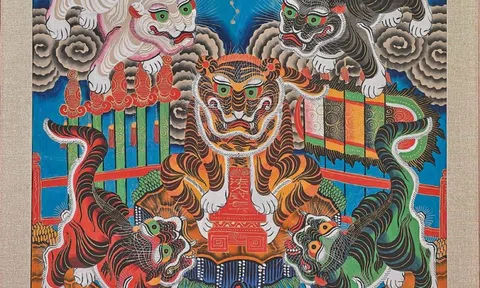 'Hổ trong mỹ thuật cổ Việt Nam' chào đón Tết Nguyên đán Nhâm Dần