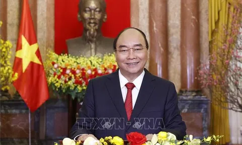Chủ tịch nước Nguyễn Xuân Phúc chúc Tết Nhâm Dần 2022