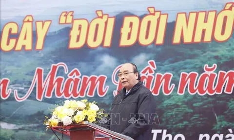 Phát động Tết trồng cây "Đời đời nhớ ơn Bác Hồ" Xuân Nhâm Dần tại Phú Thọ