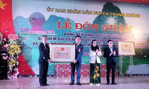 Cao Bằng có thêm hai Di tích Quốc gia