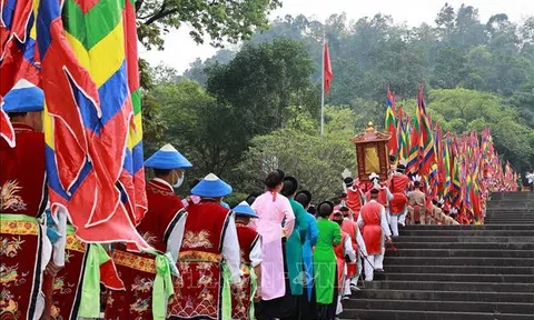 Giỗ Tổ Hùng Vương gắn với hai di sản văn hóa thế giới
