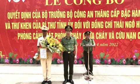Đồng Nai: Chiến sỹ công an cứu 4 người đuối nước được thăng hàm vượt bậc
