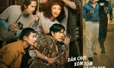 Kiều Minh Tuấn "đánh nhau" vẫn không quên hôn gió "Hoa hậu làng hài" Thu Trang