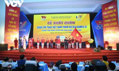 Đoàn Thể thao Việt Nam xuất quân tham dự SEA Games 31, chúc thi đấu thành công