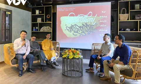 Bắt tay lịch sử giữa graffiti và thư pháp Việt