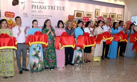 Hải Dương: Tái hiện những nét đẹp bình dị của quê hương qua triển lãm mỹ thuật của cố họa sĩ Phạm Trí Tuệ