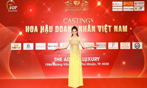 Người đẹp trí tuệ Lê Thị Ngọc Yến khoe sắc nổi bật trong buổi Casting toàn quốc Hoa hậu Doanh nhân Việt Nam