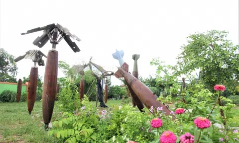 Quảng Bình: Thông điệp hòa bình trong khu vườn kỷ vật chiến tranh