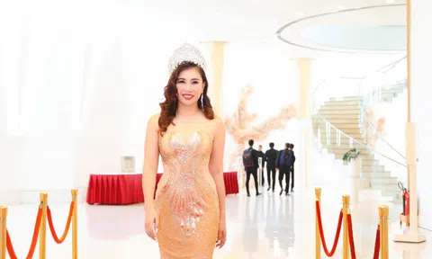 Hoa hậu thiện nguyện Phạm Thị Minh Phi xuất hiện sang trọng tại buổi casting toàn Quốc cuộc thi HHTHVN 2022