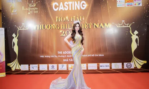 Á hậu Lê Thị Hồng Thắm ngồi ghế hội đồng thẩm định tại HHTHVN 2022