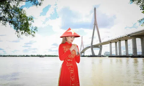 Hoa hậu thiện nguyện Trịnh Lan Trinh tôn vinh áo dài Việt Nam trong loạt ảnh mới