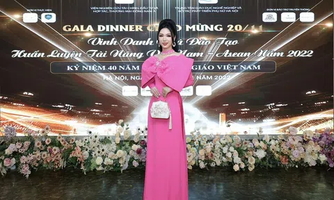 Hoa hậu Khương Phương Anh đạt giải "Nhà đào tạo, huấn luyện tài năng Việt Nam - ASEAN năm 2022"