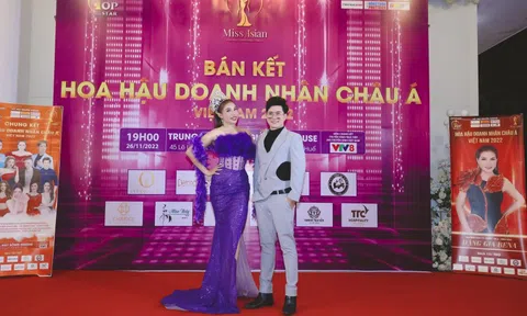 Hoa hậu Thiện nguyện Phạm Minh Phi khoe thần thái khí chất trong vai trò giám khảo bán kết Hoa hậu Doanh nhân Châu Á Việt Nam 2022