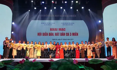 Hội diễn Đàn, Hát dân ca 3 miền toàn quốc năm 2023 tại Nghệ An