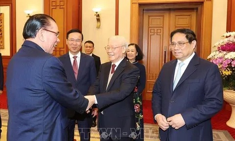 Tổng Bí thư Nguyễn Phú Trọng chúc trong năm 2024 thắng lợi to lớn hơn, phát triển nhanh và bền vững hơn năm 2023