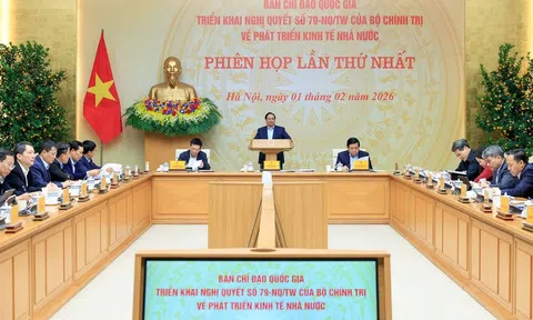 Thủ tướng chủ trì phiên họp thứ nhất Ban Chỉ đạo triển khai Nghị quyết số 79-NQ/TW về phát triển kinh tế nhà nước