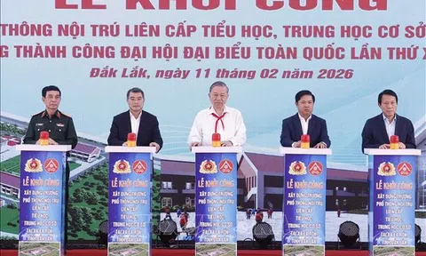 Tổng Bí thư Tô Lâm dự khởi công trường phổ thông nội trú tại xã Ea Rốk (Đắk Lắk)