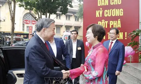 Tổng Bí thư Tô Lâm: TTXVN vươn lên ở tầm cao mới, xứng đáng là mạch máu thông tin tin cậy của đất nước