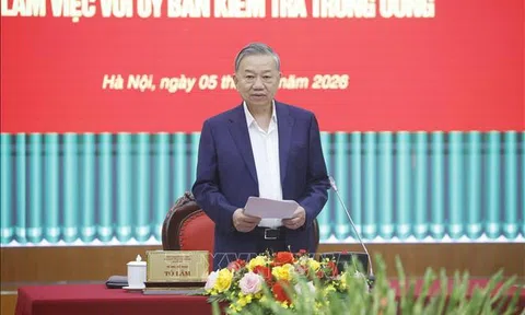 Tổng Bí thư Tô Lâm: Chuyển mạnh công tác kiểm tra, giám sát sang phòng ngừa từ sớm, từ xa