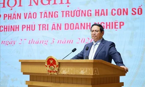 Thủ tướng Phạm Minh Chính: Doanh nghiệp phải tiên phong thực hiện mục tiêu tăng trưởng 2 con số