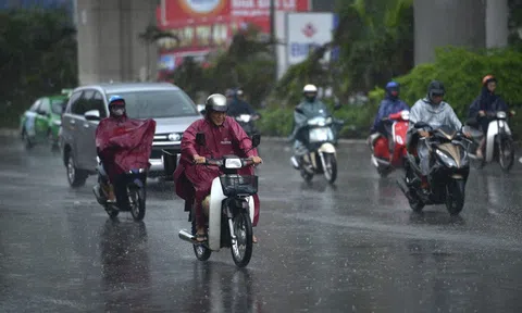 Ngày 1/4: Không khí lạnh gây mưa dông diện rộng ở Bắc Bộ, Đông Nam Bộ tiếp tục nắng nóng