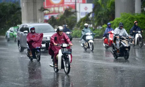 Ngày 22/4: Ảnh hưởng không khí lạnh, Bắc Bộ mưa dông diện rộng