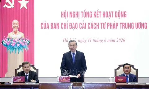 Tổng Bí thư, Chủ tịch nước Tô Lâm: Cải cách tư pháp giai đoạn mới, bảo vệ công lý và kiến tạo niềm tin