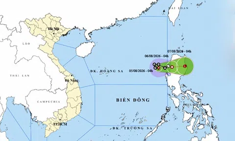 Ngày 5/8: Bão số 3 KUJIRA hình thành trên Biển Đông, Bắc Bộ mưa lớn diện rộng