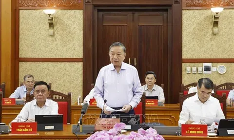 Thông báo Kết luận của Tổng Bí thư, Chủ tịch nước Tô Lâm tại Phiên họp BCĐ Trung ương thực hiện Nghị quyết 57