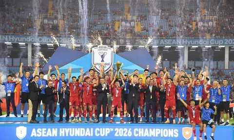Thủ tướng gửi thư khen Đội tuyển Bóng đá nam bảo vệ thành công ngôi vô địch AFF Hyundai Cup 2026