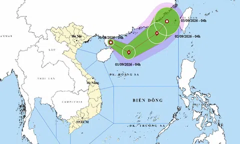 Ngày 31/8: Áp thấp nhiệt đới có khả năng mạnh lên thành bão trên Biển Đông