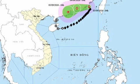 Ngày 3/9: Bão số 5 rời Biển Đông, nhiều vùng biển có gió mạnh, sóng lớn