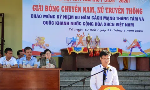 Khai mạc Giải bóng chuyền nam, nữ truyền thống chào mừng 80 năm Cách mạng Tháng Tám và Quốc khánh 2/9