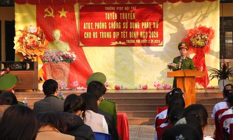 Quảng Trị: Phòng chống sử dụng pháo nổ, tăng cường an toàn giao thông cho học sinh