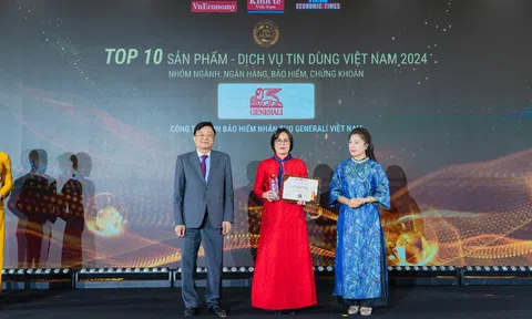 Generali Việt Nam được vinh danh Top 10 sản phẩm - dịch vụ tin dùng Việt Nam 2024 với VITA - Sức Khỏe Vàng