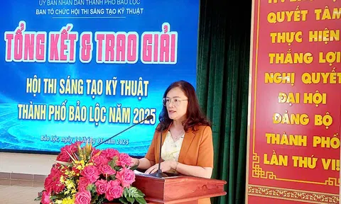Thành phố Bảo Lộc, Lâm Đồng: Tổng kết và trao giải Hội thi sáng tạo kỹ thuật thành phố năm 2025