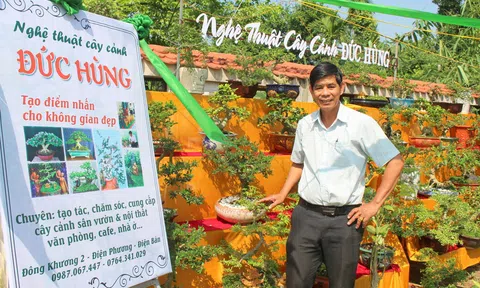 Nghệ nhân Lê Đức Hùng - Người thổi hồn vào cây cảnh xứ Quảng